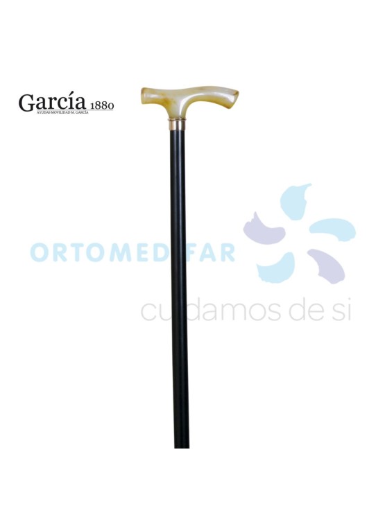 BENGALA 142 PUNHO DE IMITAÇÃO DE OSSO E CABO CASTANHO ESCURO