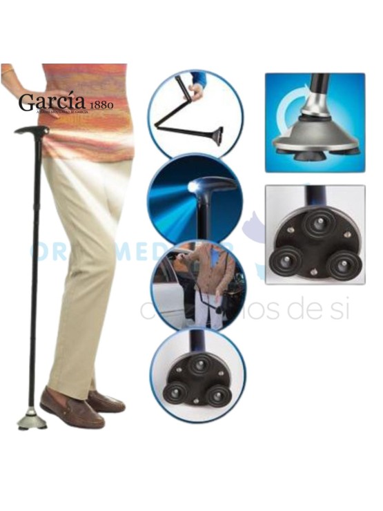 BENGALA 481 DESDOBRÁVEL C. VENTOSAS E LUZ LED